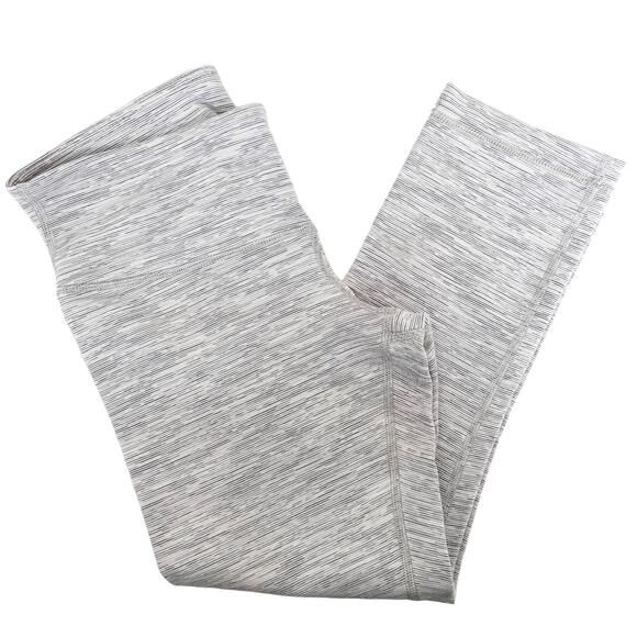 Lululemon Wunder Under Crop III We Are From Space Nimbus Battleship Sz 6 - Picture 1 of 6